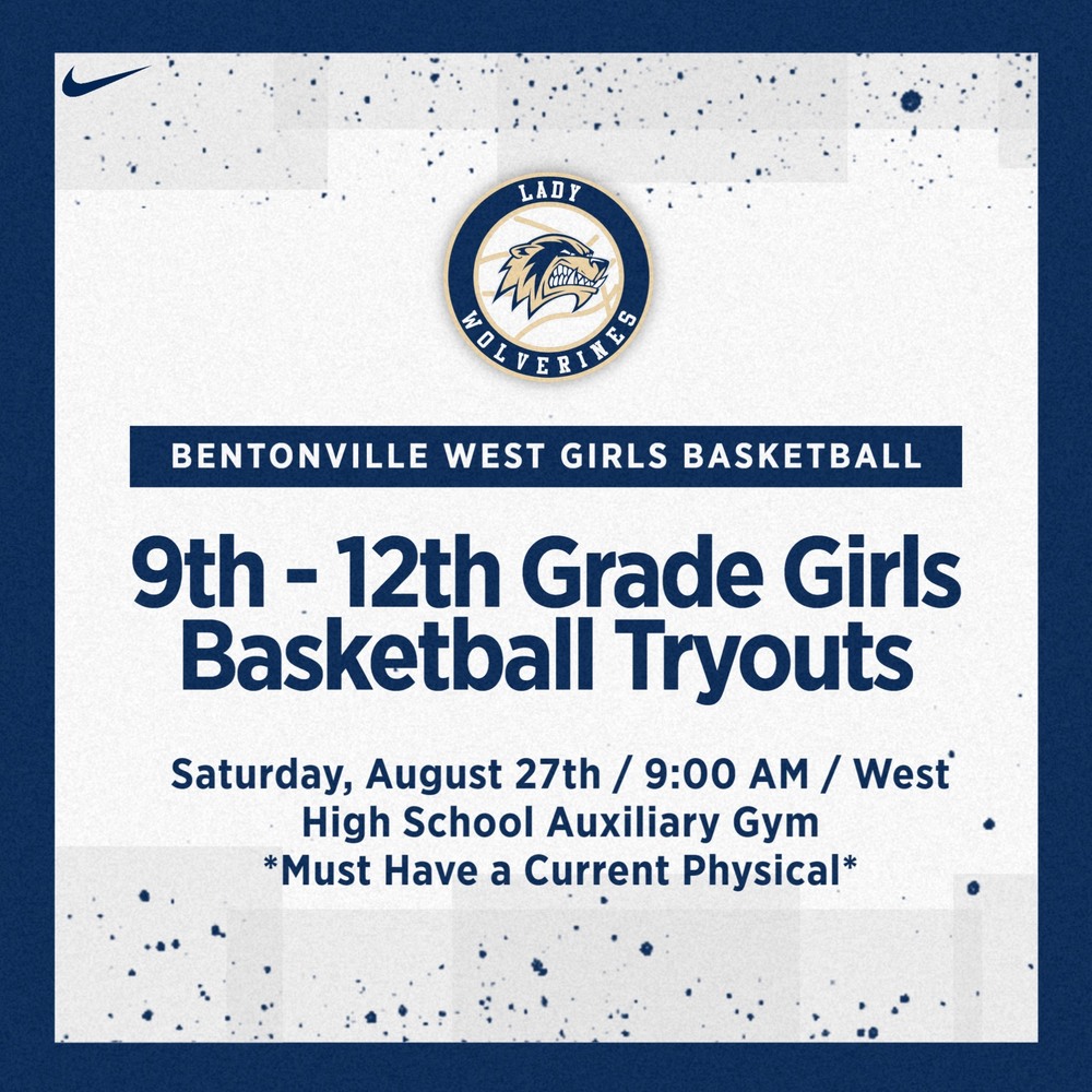 Girls Basketball Tryouts August 27th  at 9:00 AM