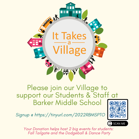 It Takes A Village | Ruth Barker Middle School