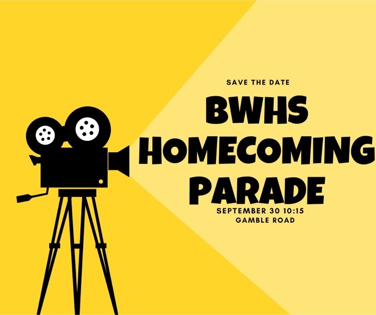 Homecoming Parade Graphic
