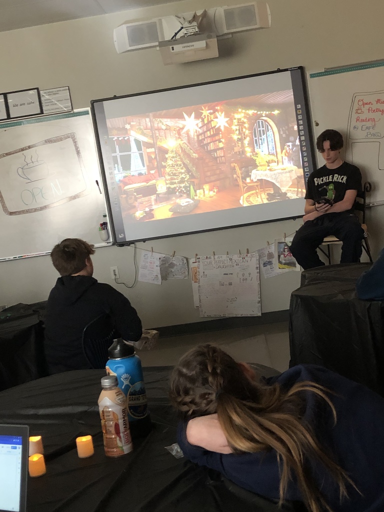 West student reading poetry