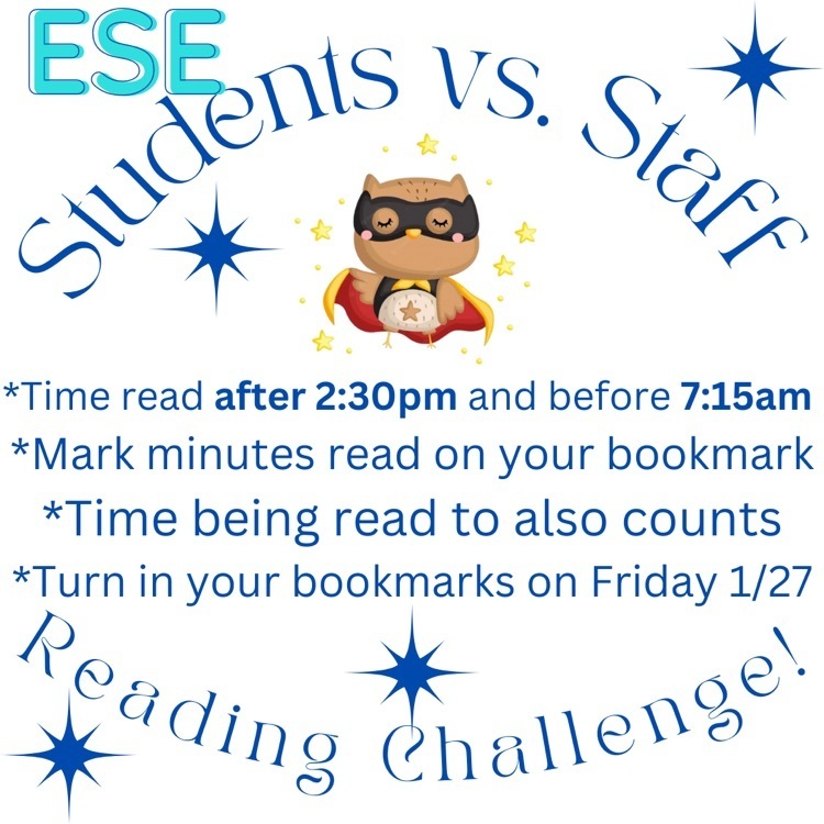 Students vs Staff Reading Challenge