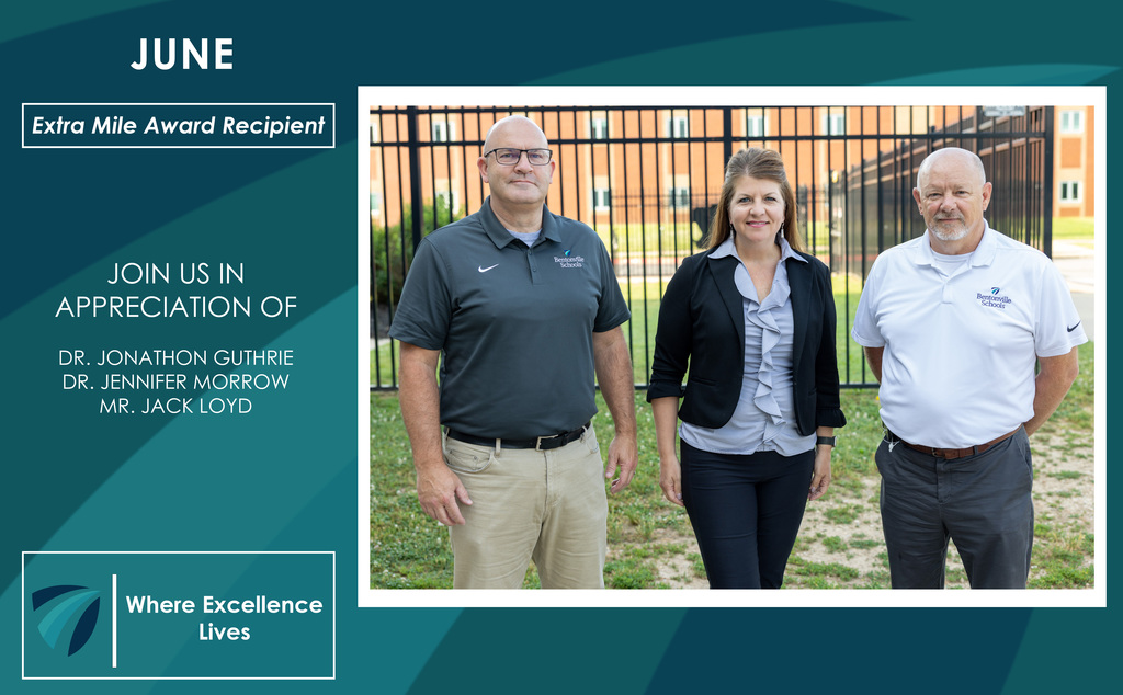 June Extra Mile Award Winners