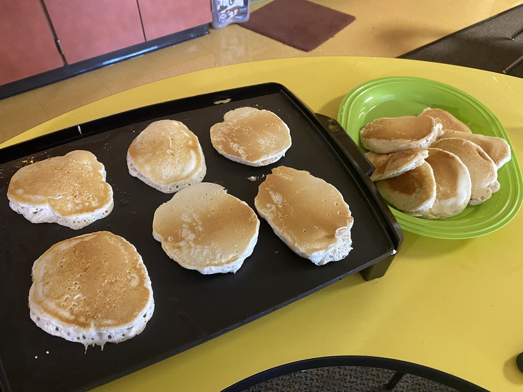 Pancakes on a Griddle